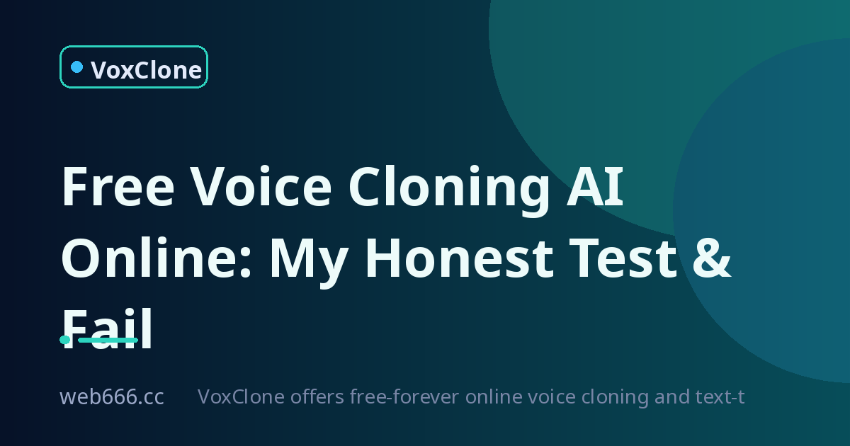 Free Voice Cloning Software: I Tested the Hype So You Don't Have To
